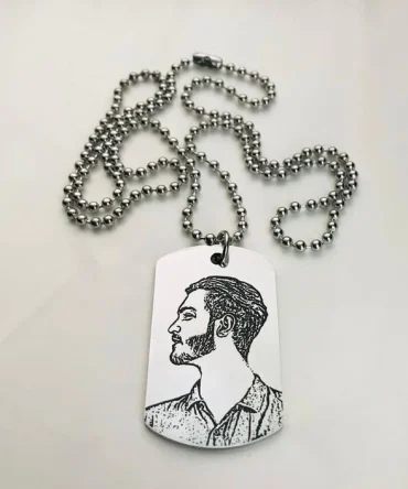 Tag Locket with chain