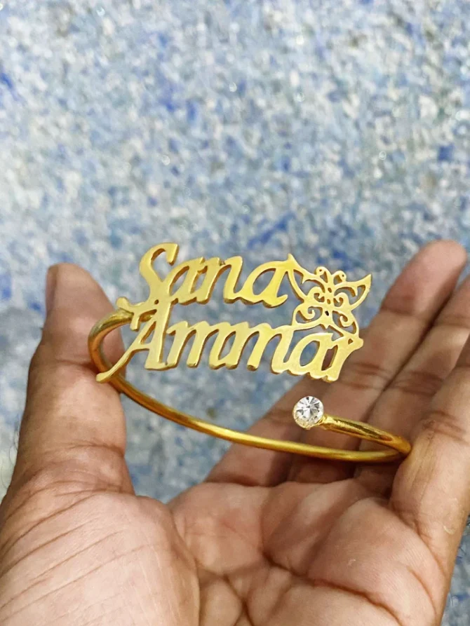 Customize Name Bangle for Girls - Image 3