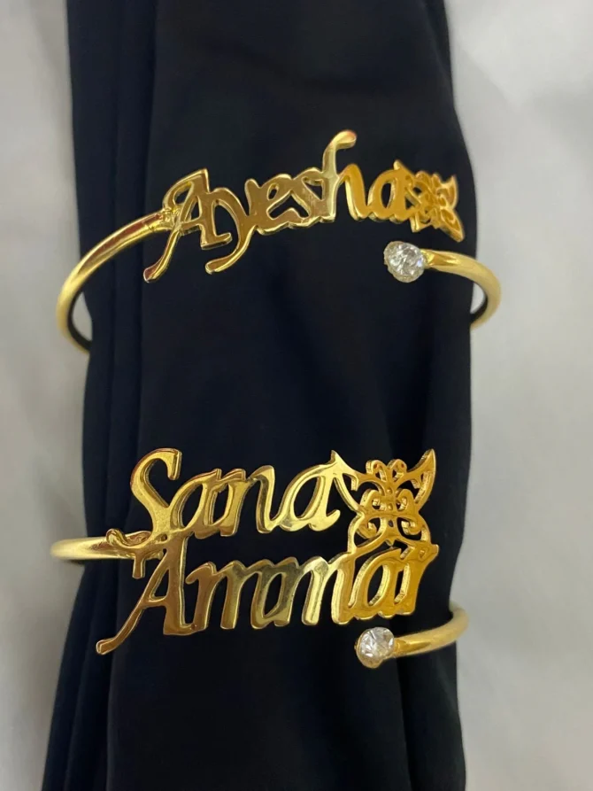 Customize Name Bangle for Girls - Image 4