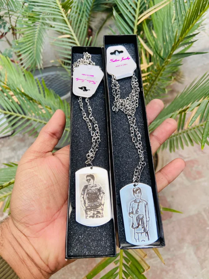 Tag Locket with chain - Image 3