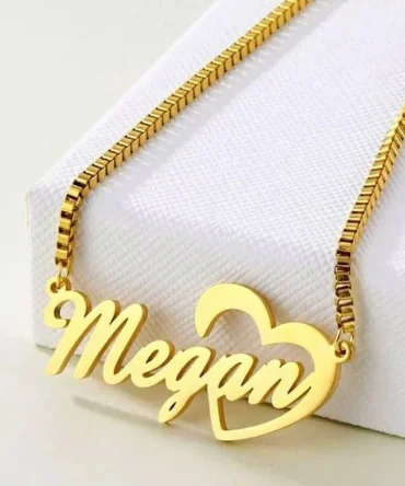 Customize Heart Name Necklace