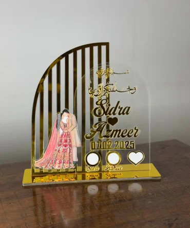 Nikah Thumb Board – Couple Stand