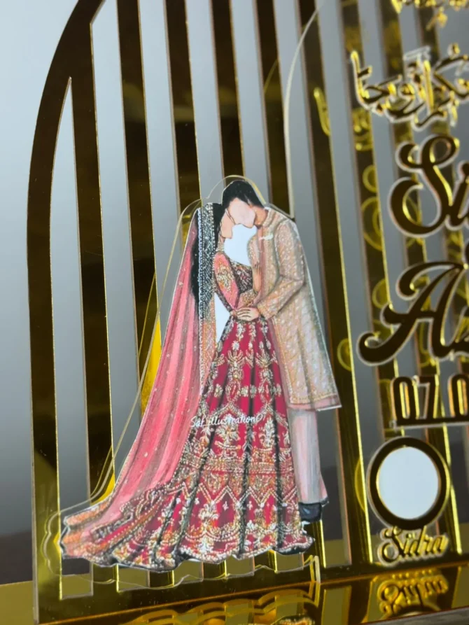 Nikah Thumb Board – Couple Stand - Image 4