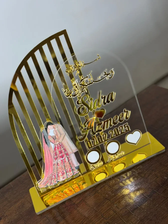 Nikah Thumb Board – Couple Stand - Image 6